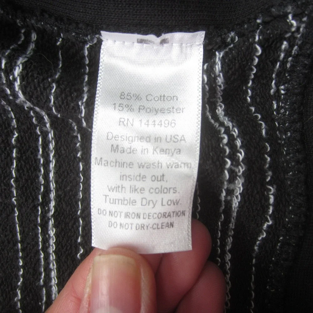 Kimes Ranch Jacket Womens Medium Black Space Dye Full Zip Hoodie Horn Logo‎ Slim - Picture 13 of 16
